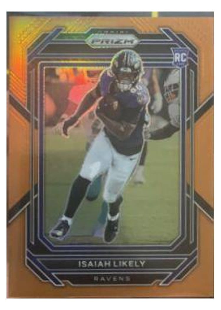 2022 Panini Prizm Base Set Isaiah Likely #363 card