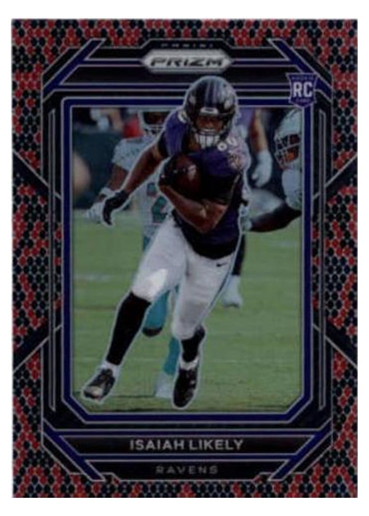 2022 Panini Prizm Base Set Isaiah Likely #363 card