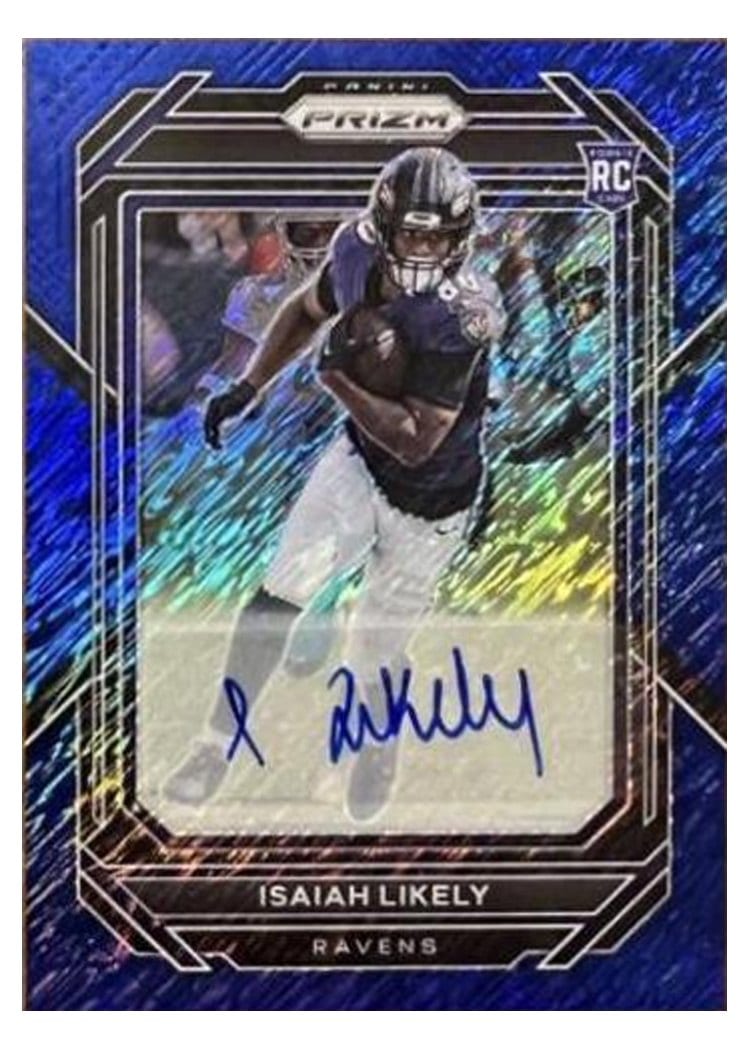 2022 Panini Prizm Base Set Isaiah Likely #363 card
