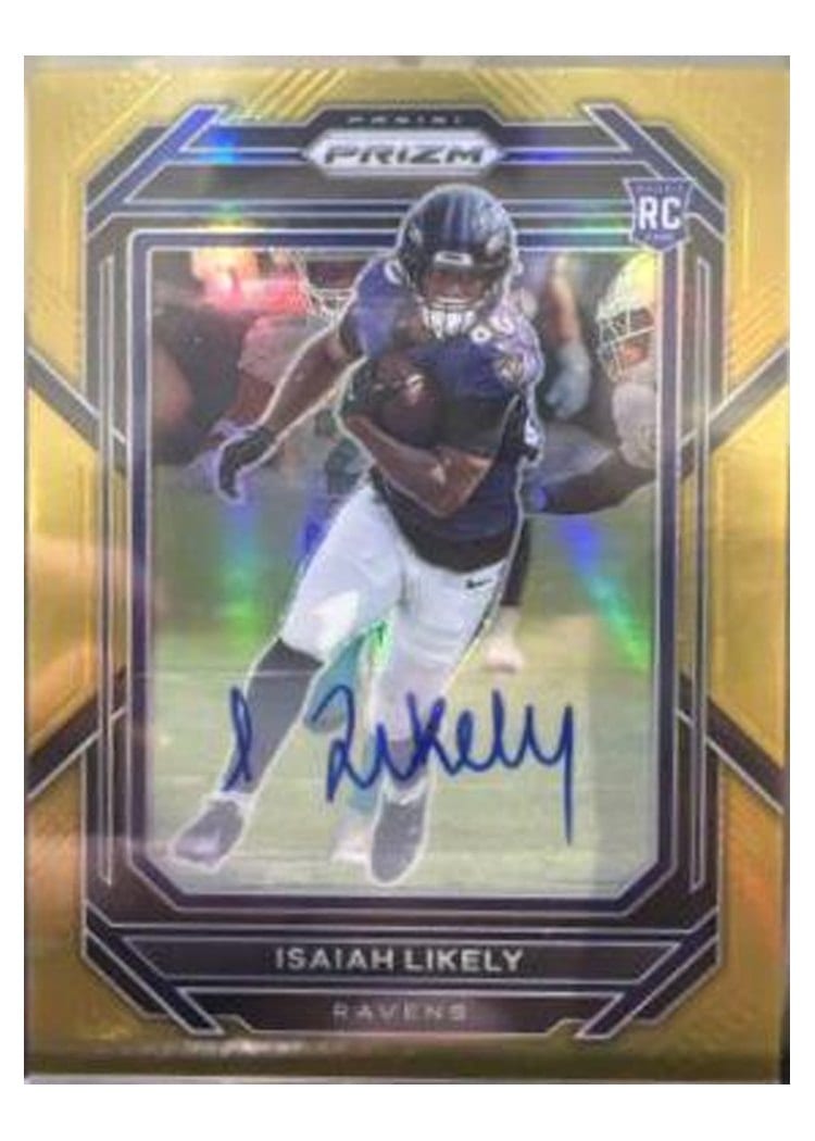2022 Panini Prizm Base Set Isaiah Likely #363 card