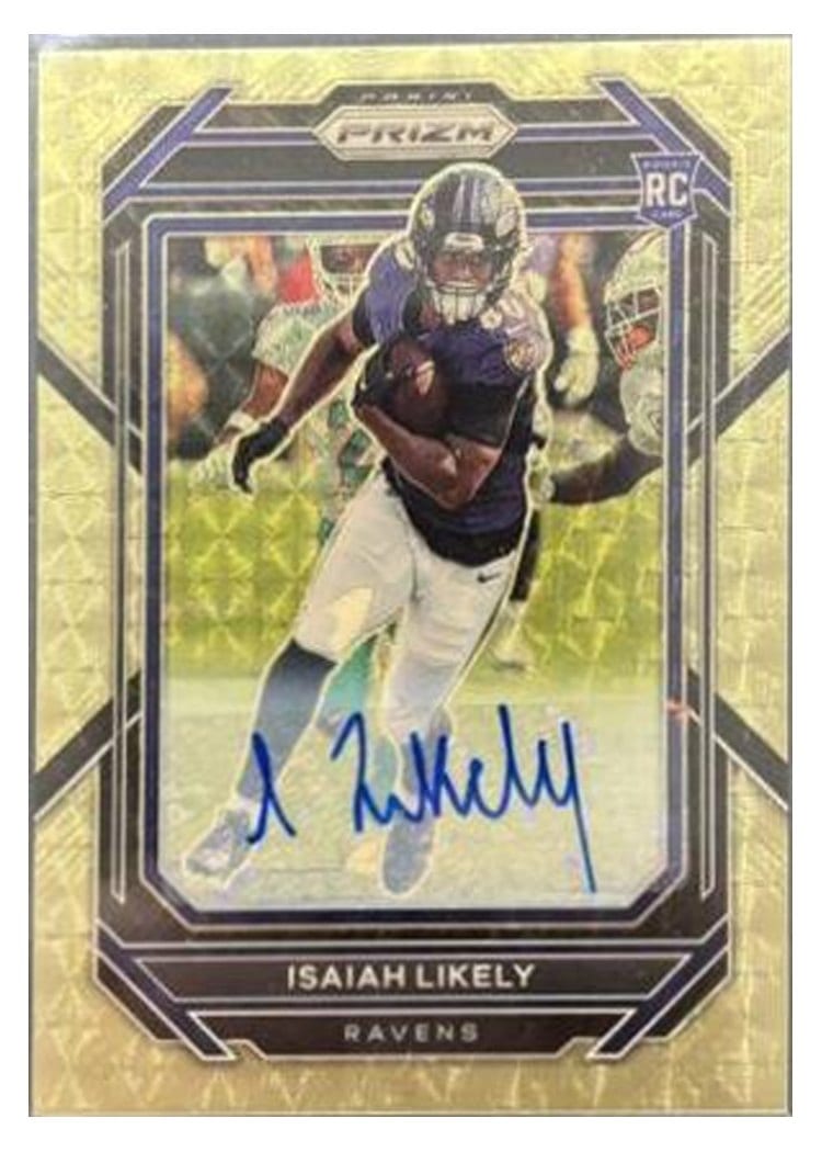 2022 Panini Prizm Base Set Isaiah Likely #363 card