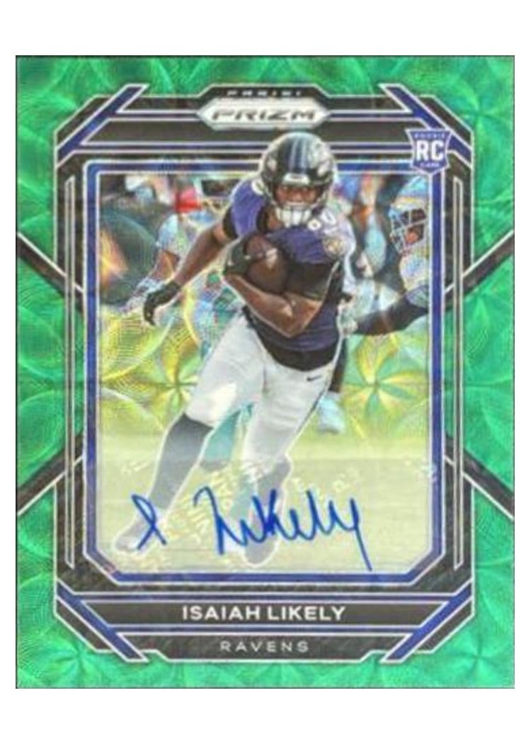 2022 Panini Prizm Base Set Isaiah Likely #363 card