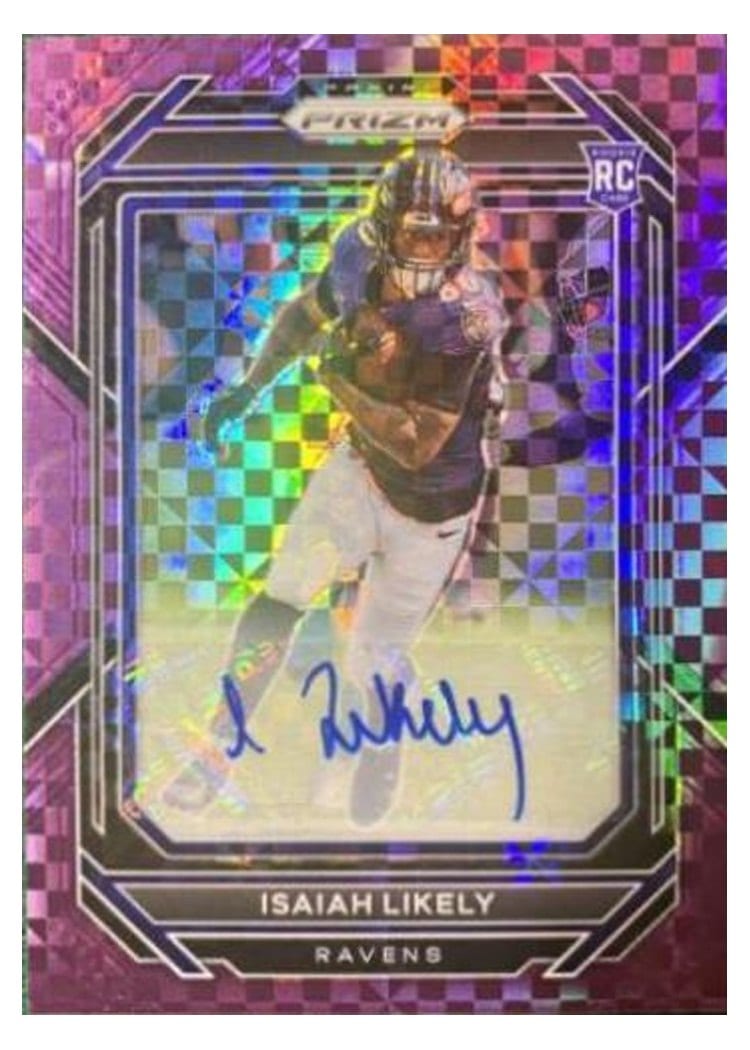 2022 Panini Prizm Base Set Isaiah Likely #363 card