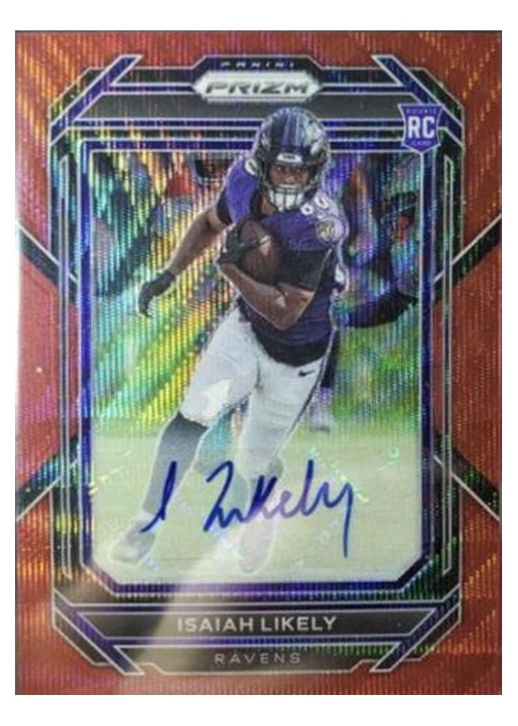 2022 Panini Prizm Base Set Isaiah Likely #363 card