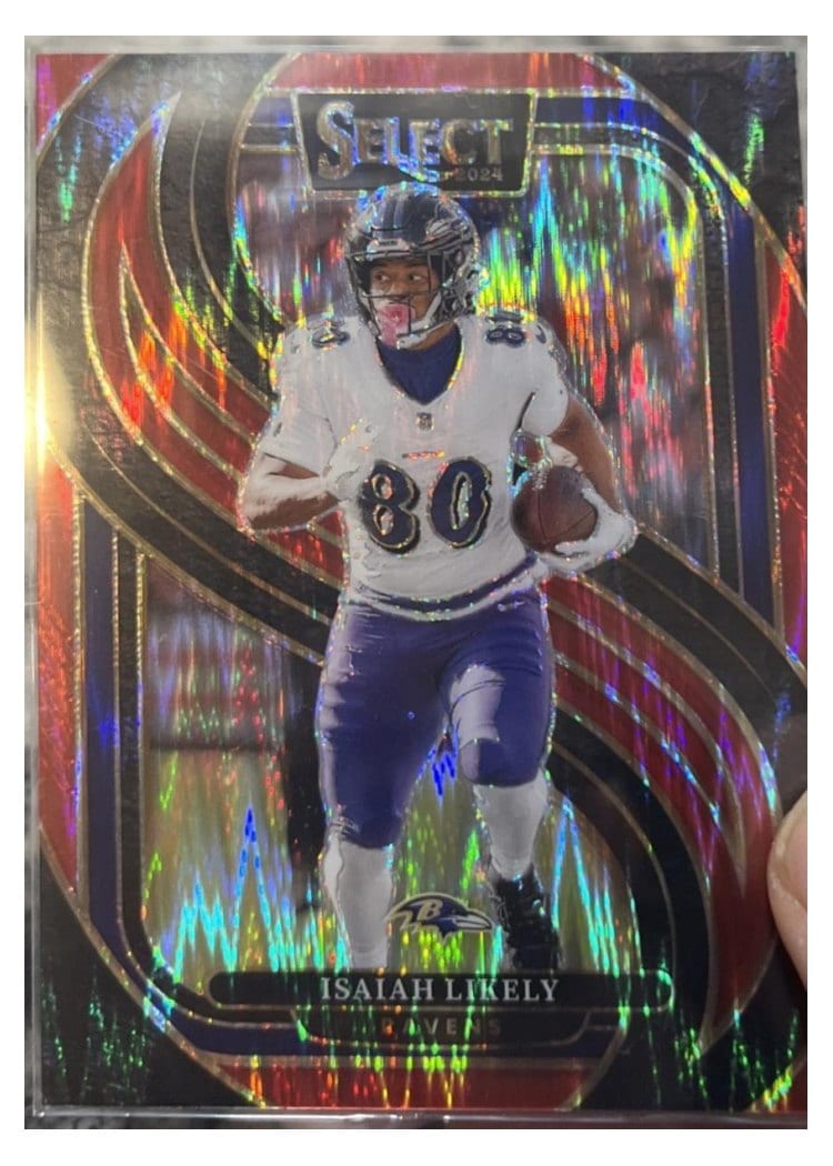 2024 Panini Select Base Set Isaiah Likely Red Mojo #161 card