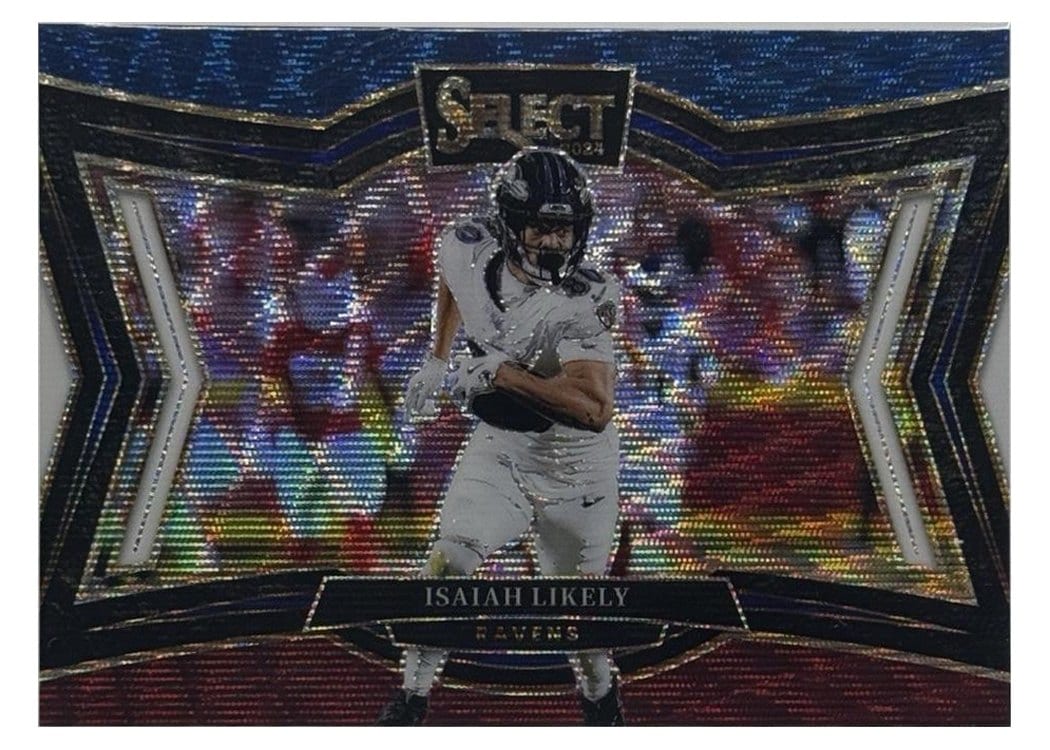 2024 Panini Select Base Set Isaiah Likely Tri-Color Prizm #443 card