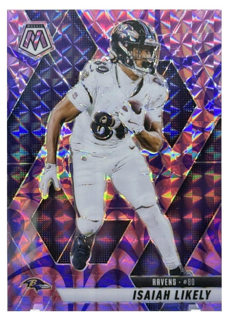 2025 Panini Mosaic Base Set Isaiah Likely #177 card