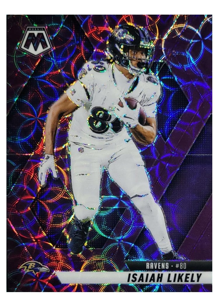 2025 Panini Mosaic Base Set Isaiah Likely #177 card