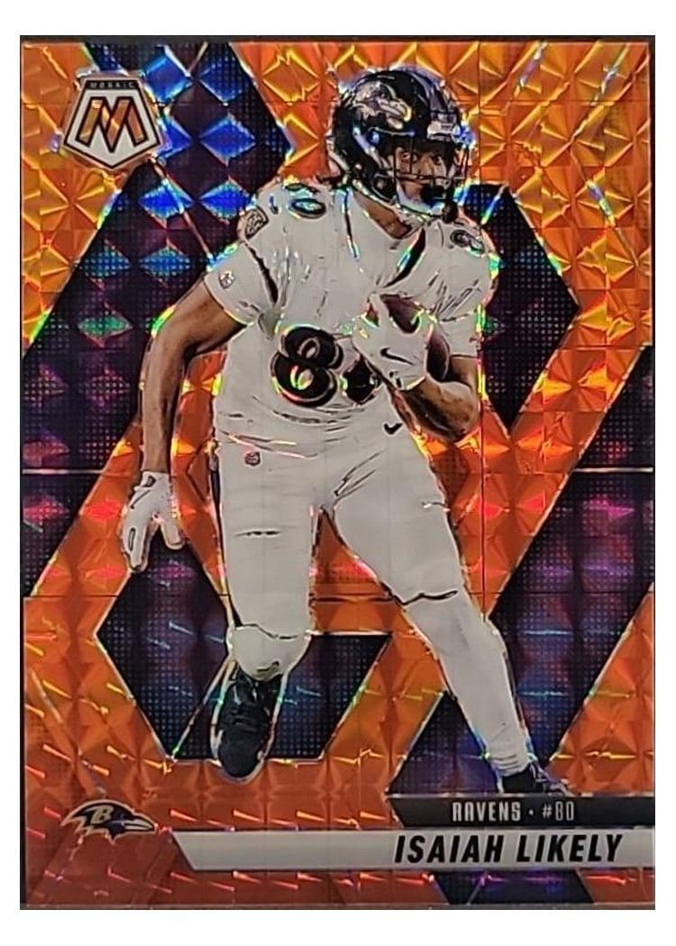 2025 Panini Mosaic Base Set Isaiah Likely #177 card