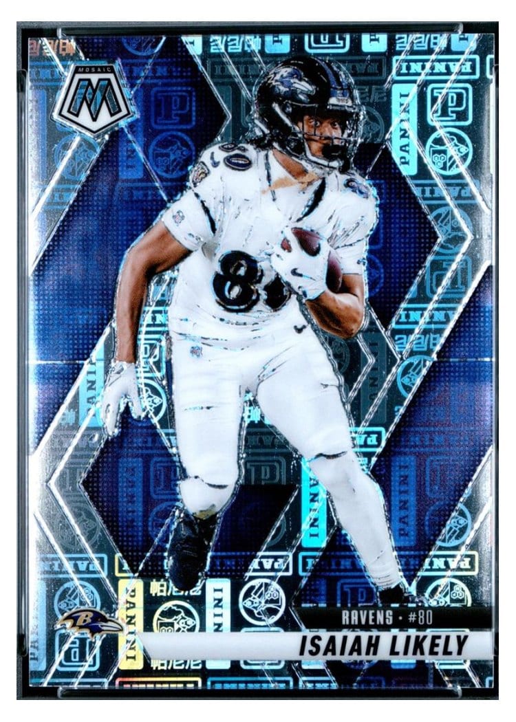 2025 Panini Mosaic Base Set Isaiah Likely Silver Knight #177 card