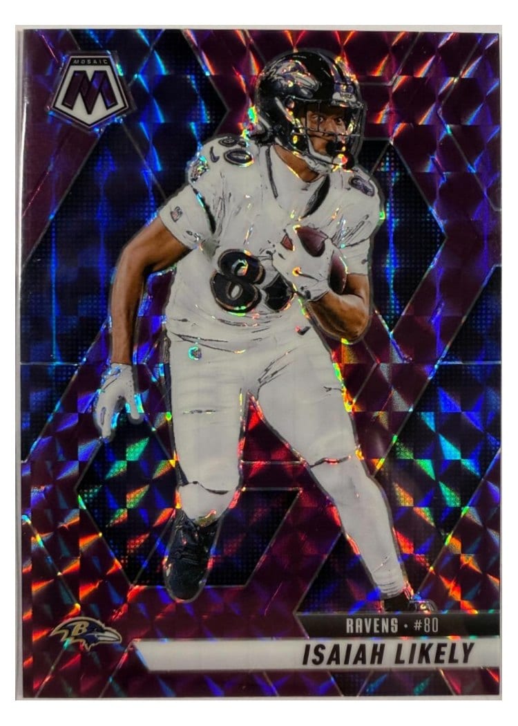 2025 Panini Mosaic Base Set Isaiah Likely #177 card