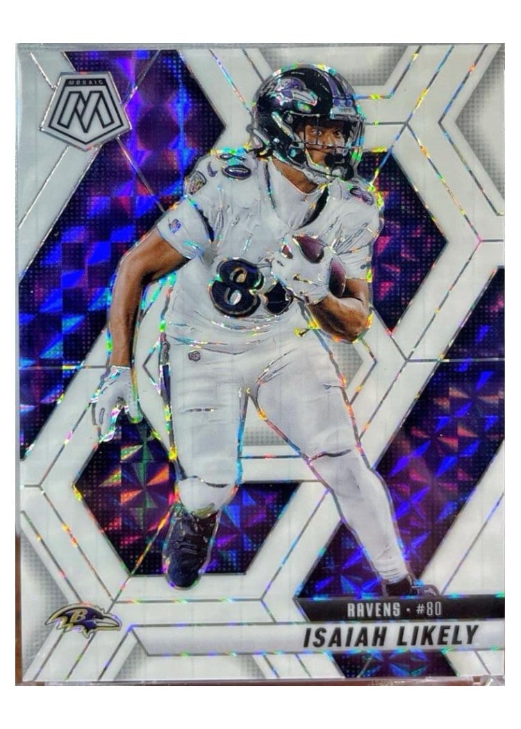 2025 Panini Mosaic Base Set Isaiah Likely #177 card