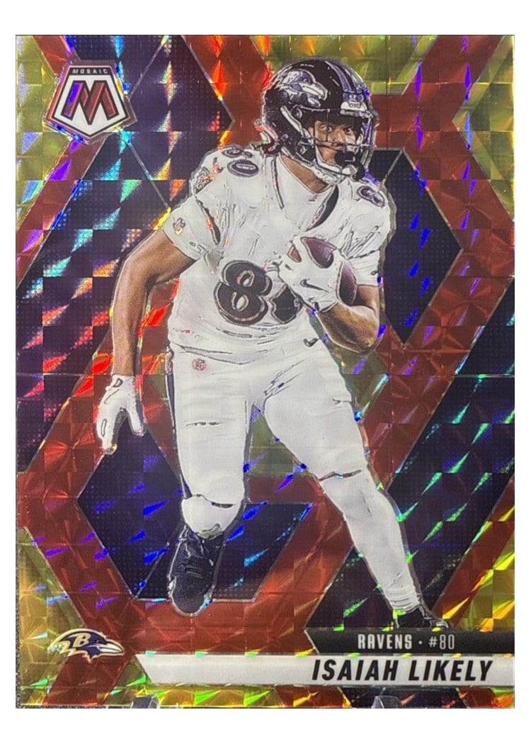 2025 Panini Mosaic Base Set Isaiah Likely #177 card