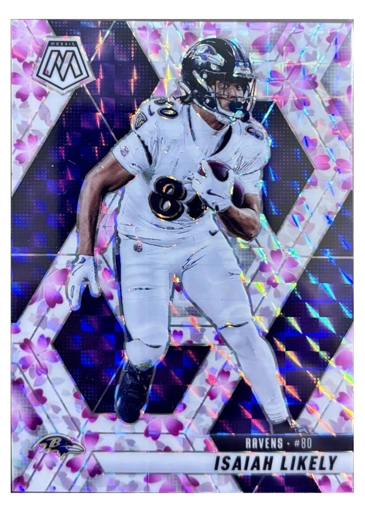2025 Panini Mosaic Base Set Isaiah Likely #177 card