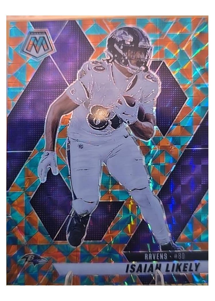 2025 Panini Mosaic Base Set Isaiah Likely #177 card
