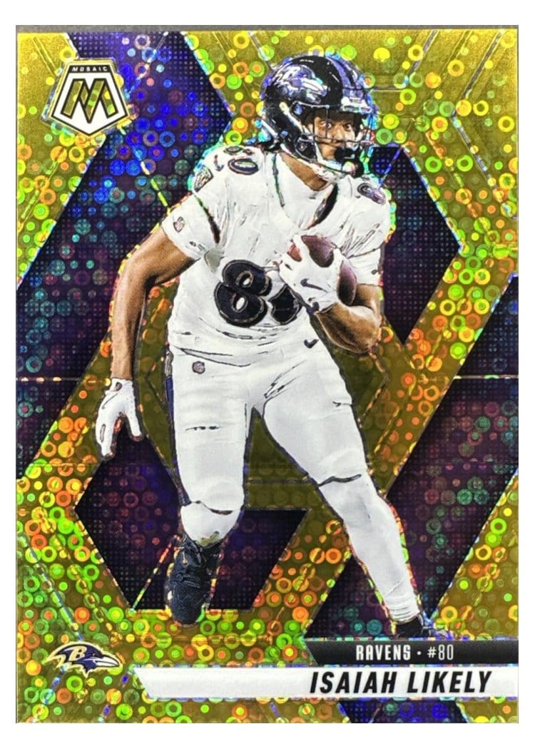 2025 Panini Mosaic Base Set Isaiah Likely #177 card