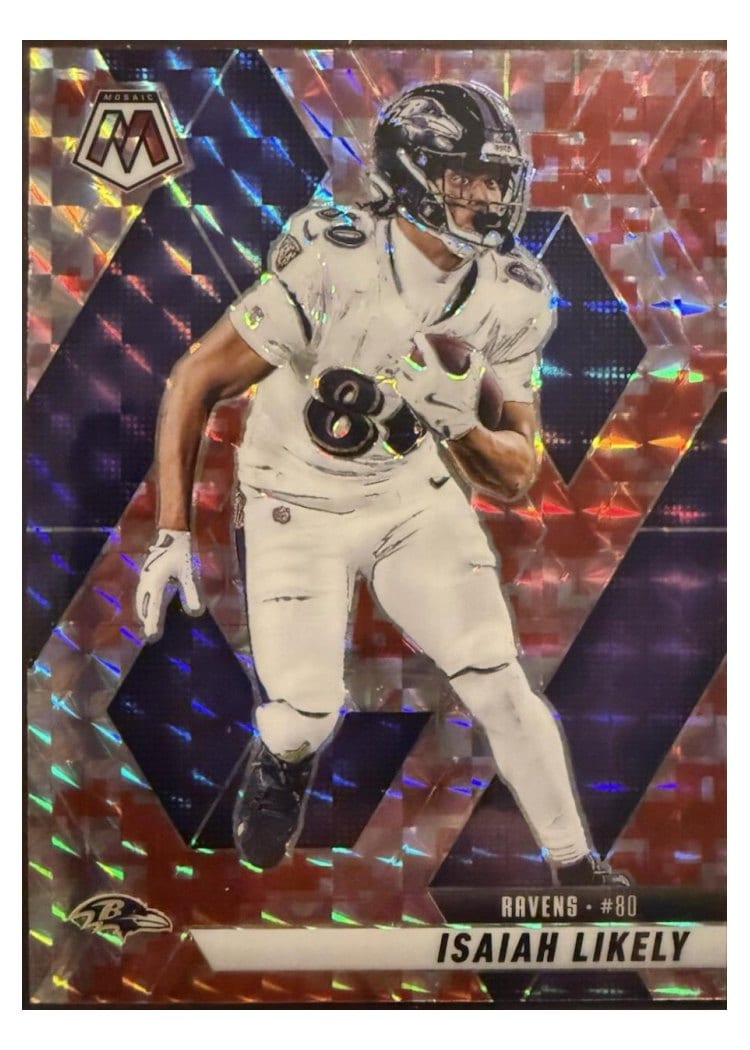 2025 Panini Mosaic Base Set Isaiah Likely Pink Fluorescent #177 card