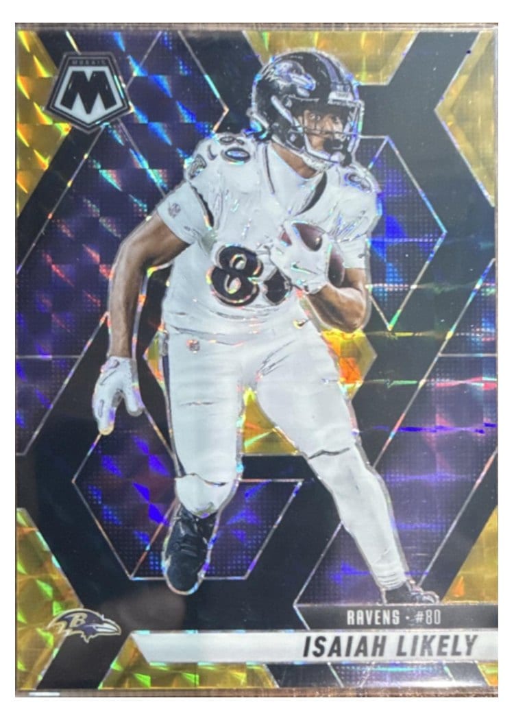 2025 Panini Mosaic Base Set Isaiah Likely #177 card