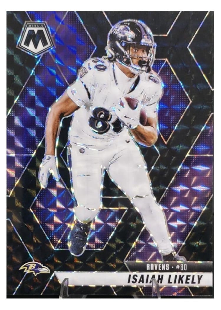 2025 Panini Mosaic Base Set Isaiah Likely #177 card