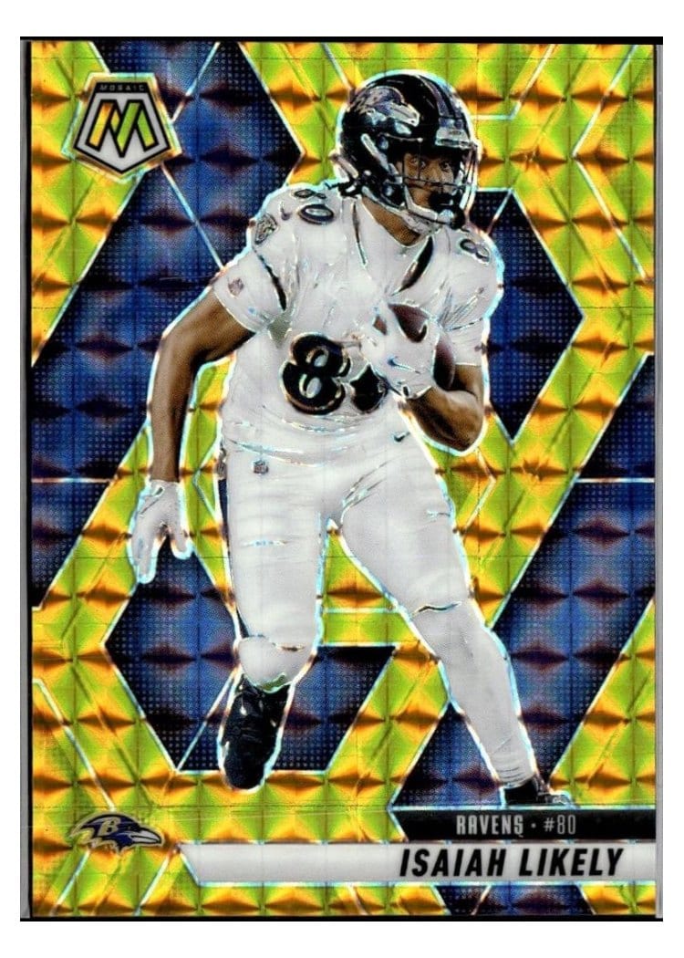 2025 Panini Mosaic Base Set Isaiah Likely #177 card