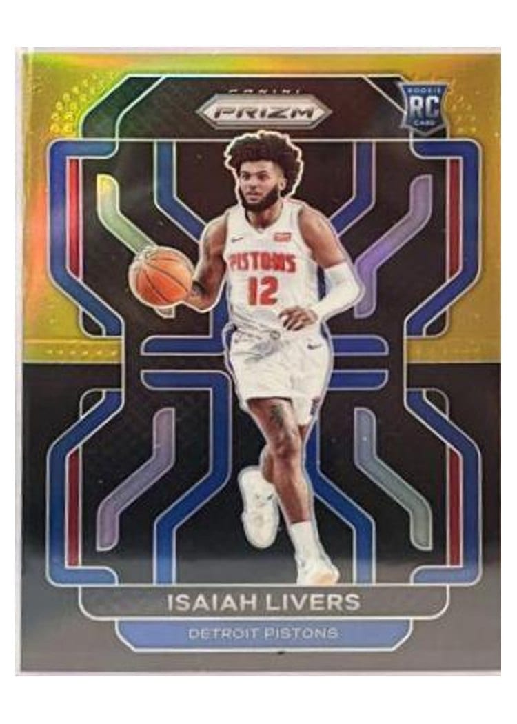 2021-22 Panini Prizm Base Set Isaiah Livers #296 card