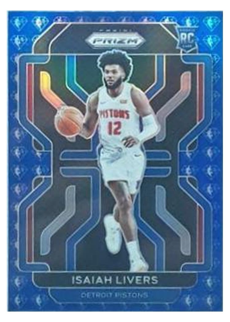 2021-22 Panini Prizm Base Set Isaiah Livers #296 card