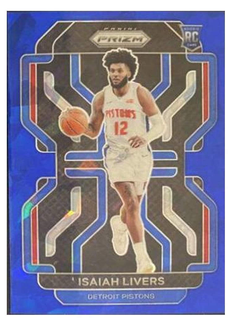 2021-22 Panini Prizm Base Set Isaiah Livers #296 card