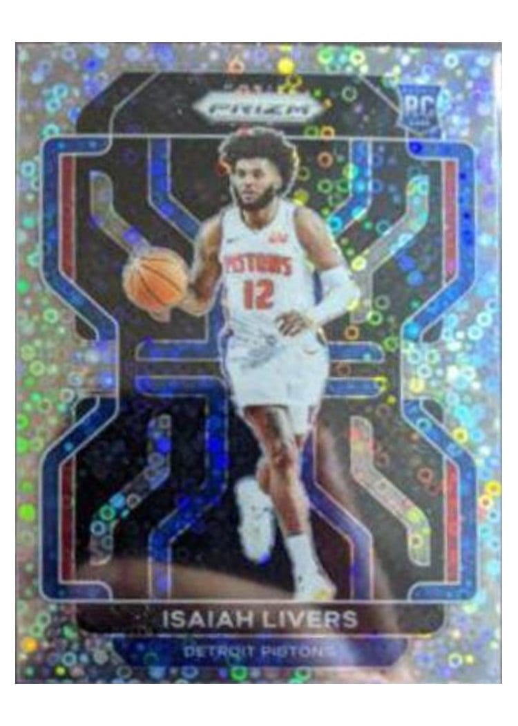 2021-22 Panini Prizm Base Set Isaiah Livers #296 card