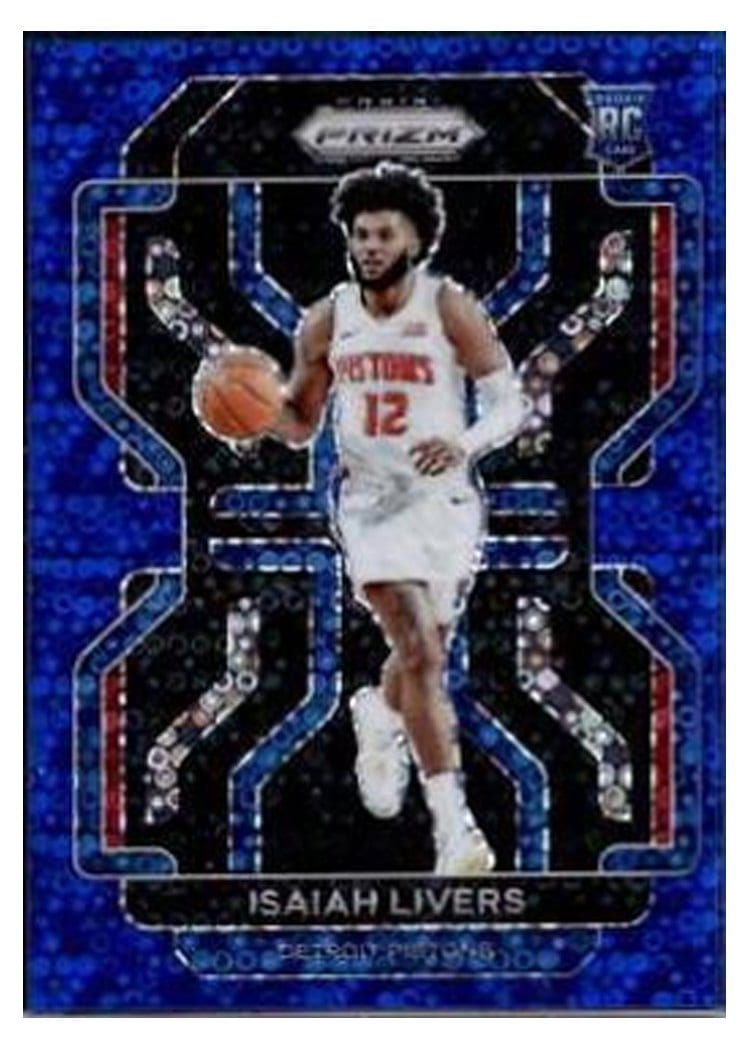 2021-22 Panini Prizm Base Set Isaiah Livers #296 card