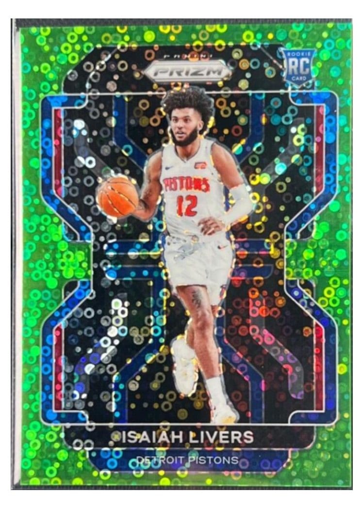 2021-22 Panini Prizm Base Set Isaiah Livers #296 card