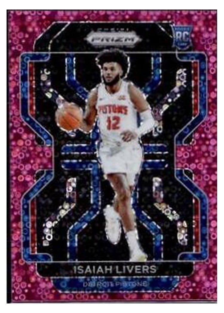 2021-22 Panini Prizm Base Set Isaiah Livers #296 card