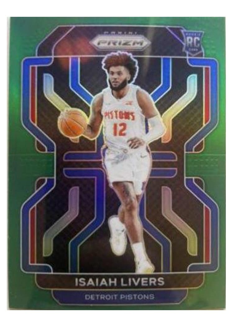 2021-22 Panini Prizm Base Set Isaiah Livers #296 card