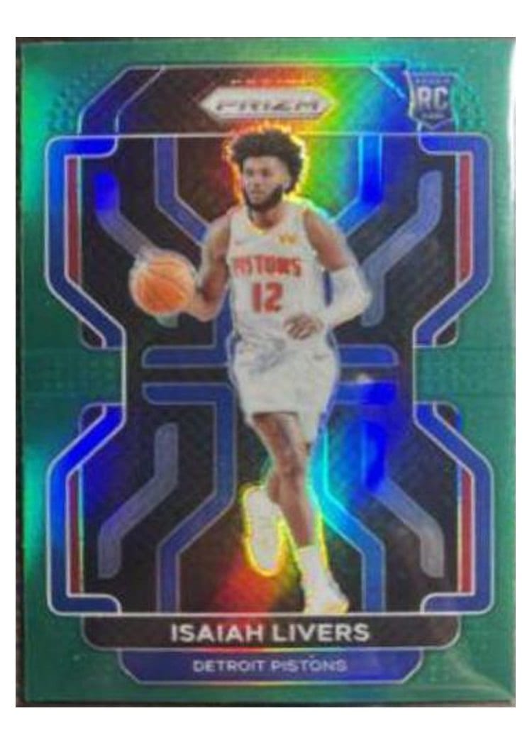 2021-22 Panini Prizm Base Set Isaiah Livers #296 card
