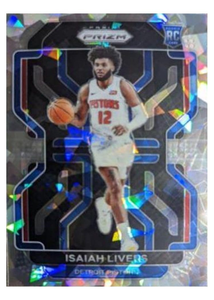 2021-22 Panini Prizm Base Set Isaiah Livers #296 card