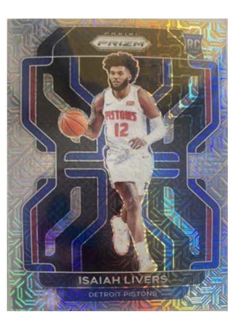 2021-22 Panini Prizm Base Set Isaiah Livers #296 card