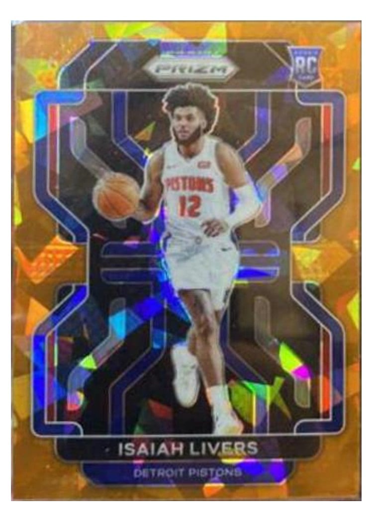 2021-22 Panini Prizm Base Set Isaiah Livers #296 card