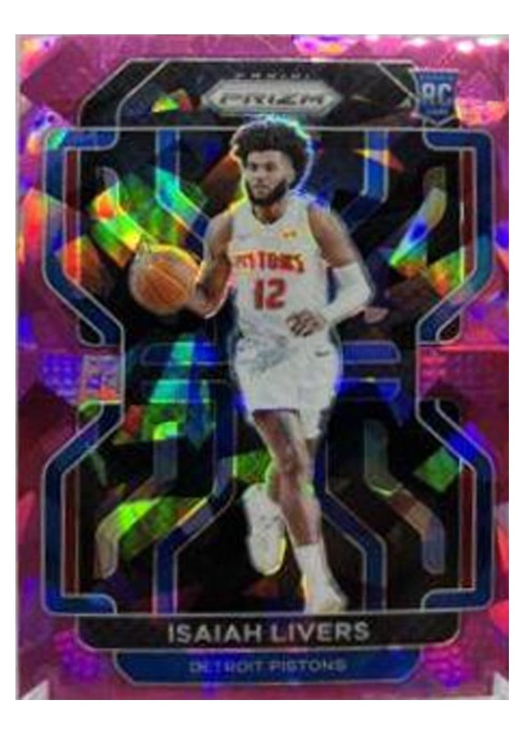 2021-22 Panini Prizm Base Set Isaiah Livers #296 card