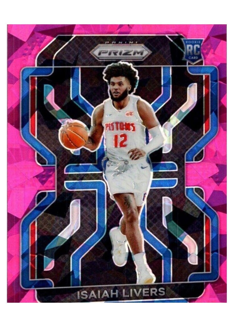 2021-22 Panini Prizm Base Set Isaiah Livers #296 card