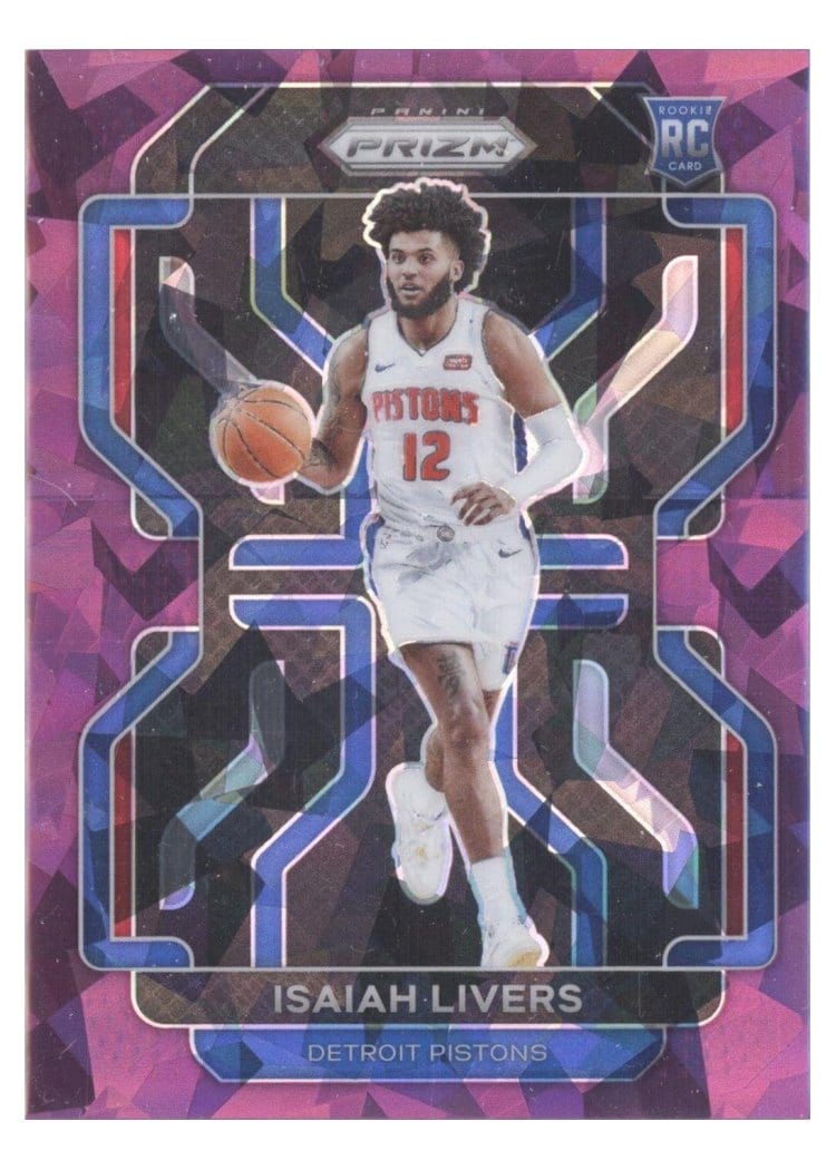 2021-22 Panini Prizm Base Set Isaiah Livers #296 card