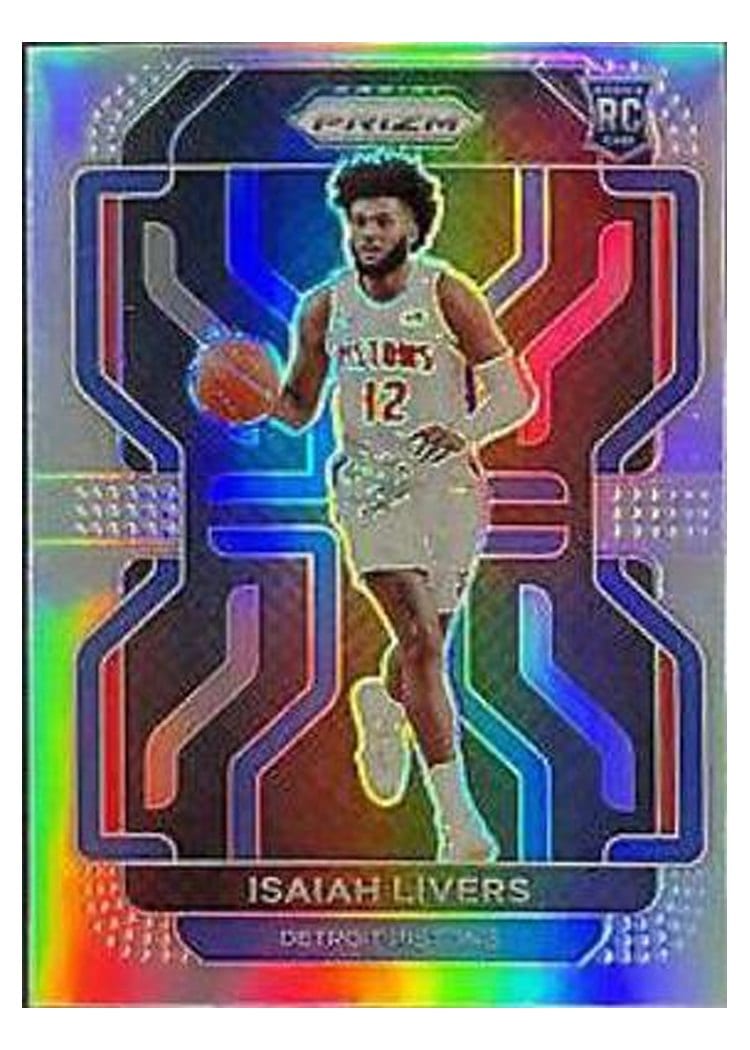 2021-22 Panini Prizm Base Set Isaiah Livers #296 card