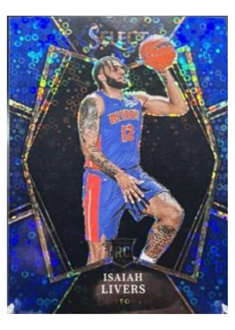 2021-22 Panini Select Base Set Isaiah Livers #160 card