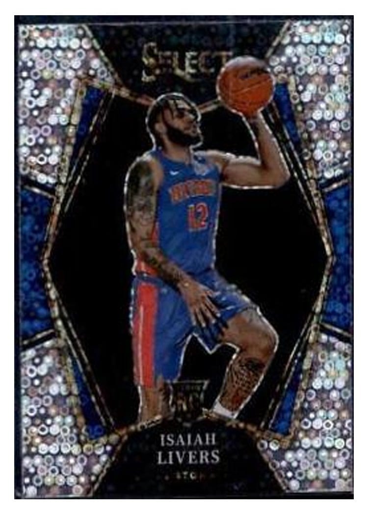 2021-22 Panini Select Base Set Isaiah Livers #160 card