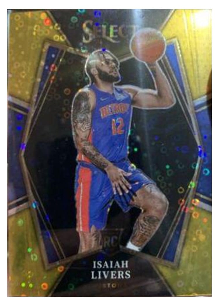2021-22 Panini Select Base Set Isaiah Livers #160 card