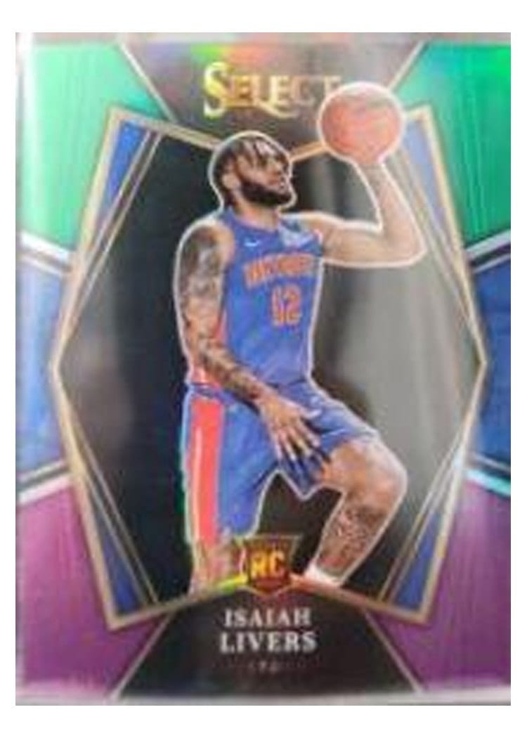 2021-22 Panini Select Base Set Isaiah Livers #160 card