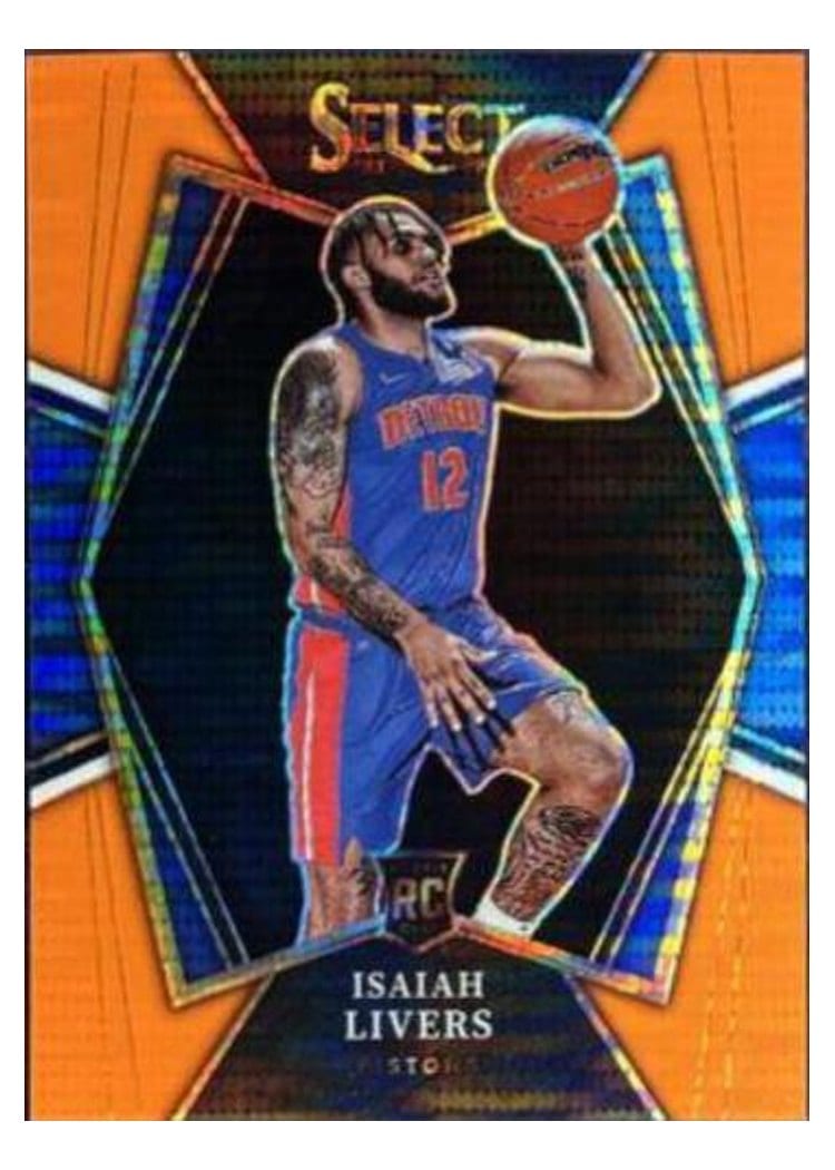 2021-22 Panini Select Base Set Isaiah Livers #160 card