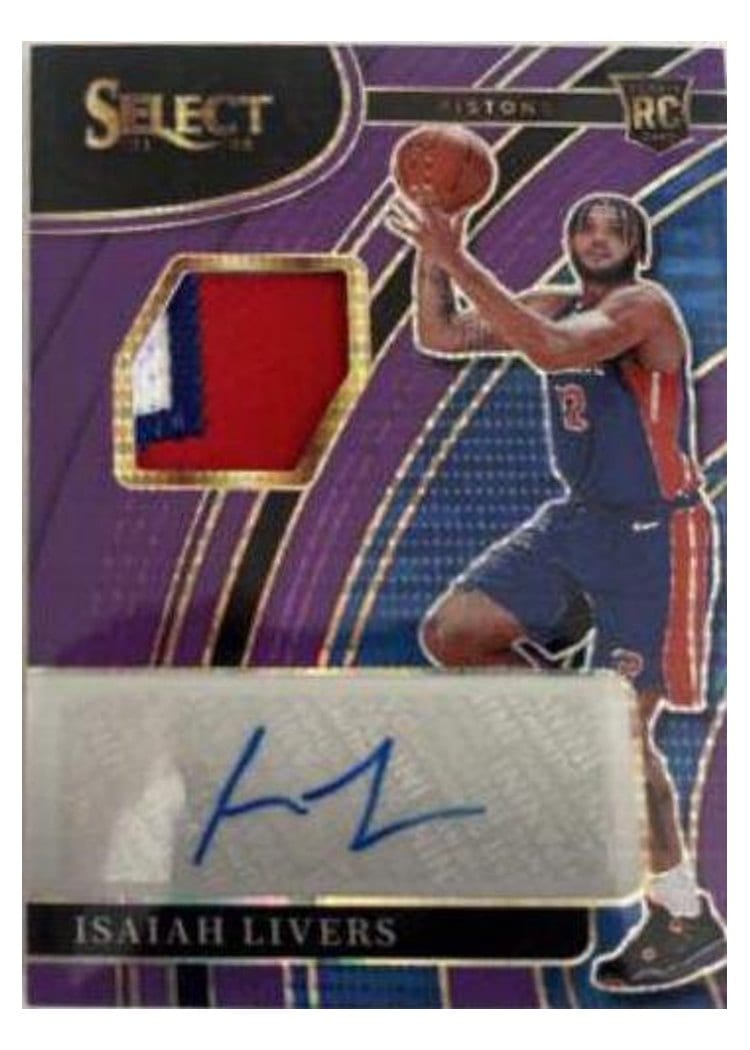 2021-22 Panini Select Base Set Isaiah Livers #160 card