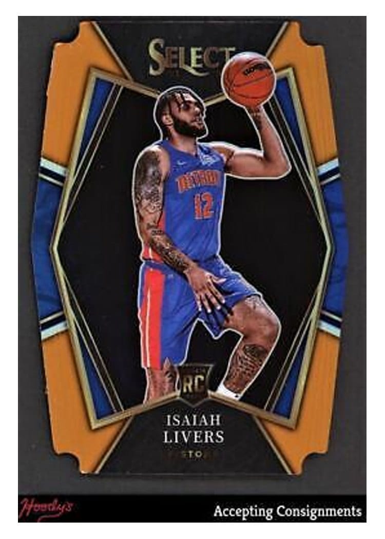 2021-22 Panini Select Base Set Isaiah Livers #160 card