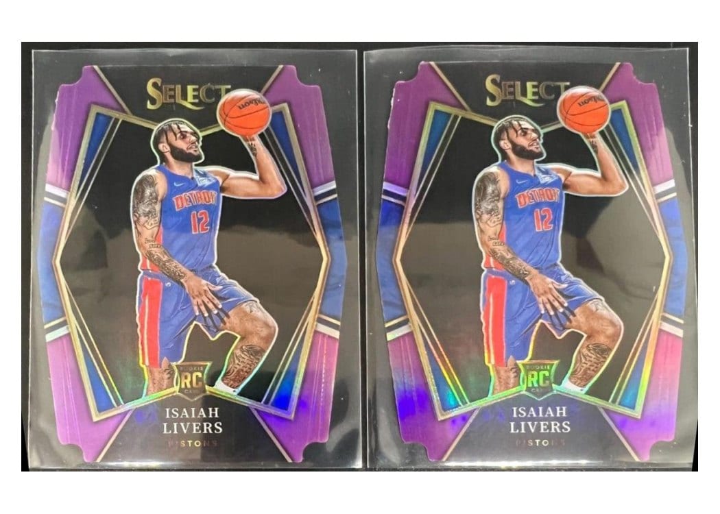 2021-22 Panini Select Base Set Isaiah Livers #160 card