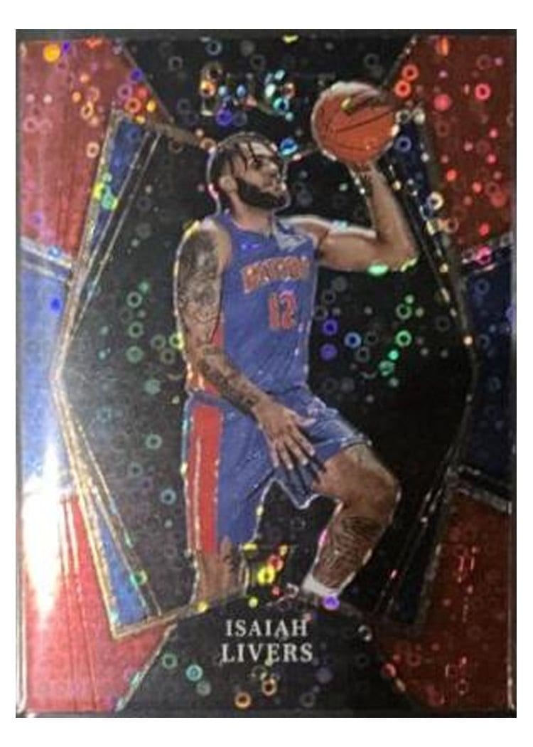 2021-22 Panini Select Base Set Isaiah Livers #160 card