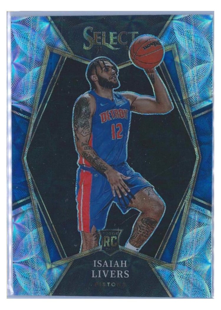 2021-22 Panini Select Base Set Isaiah Livers Scope Prizm #160 card
